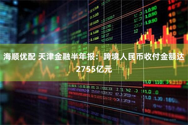 海顺优配 天津金融半年报：跨境人民币收付金额达2755亿元